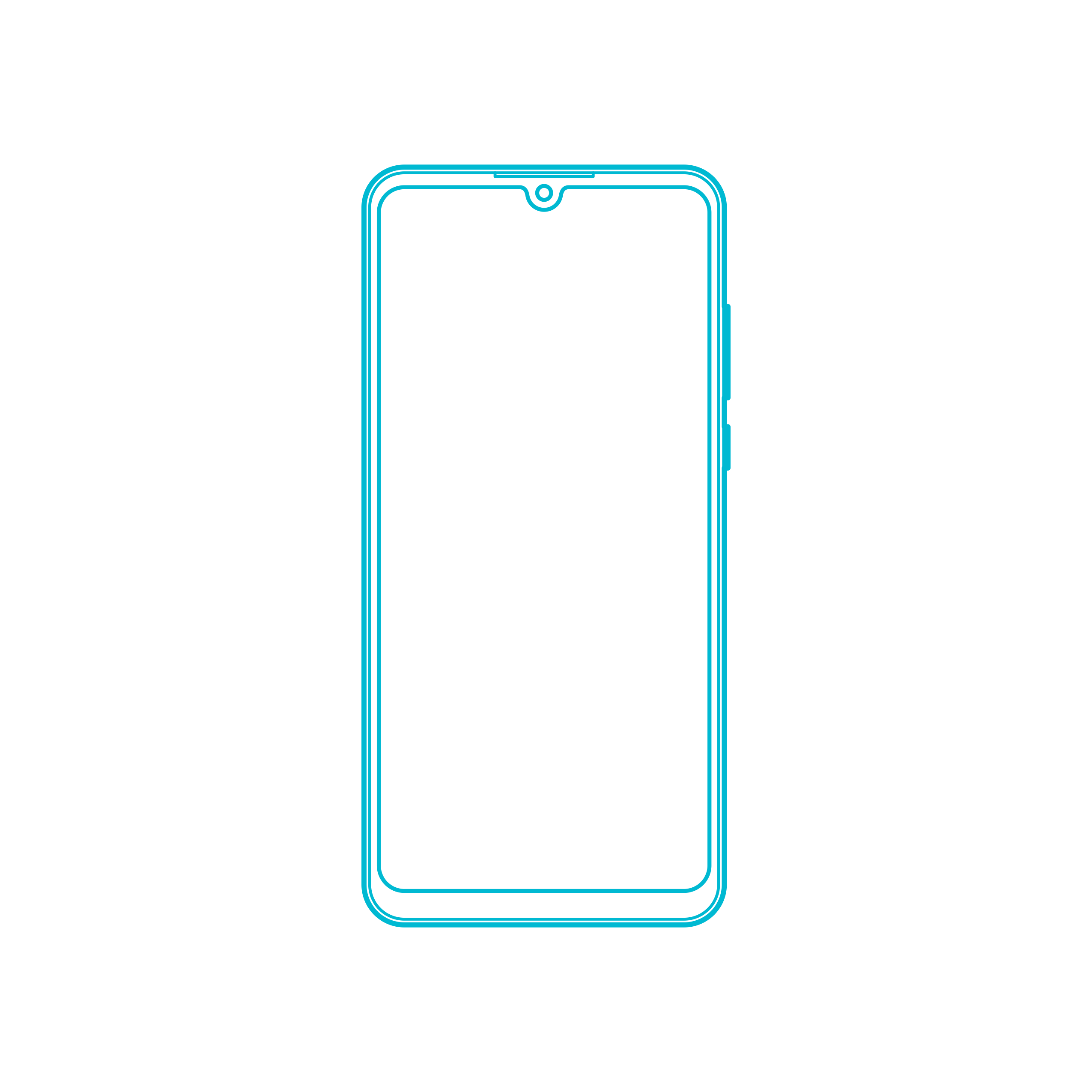 Digital Huawei Phones Huawei P30 Lite Outline Black And White Svg Vector Free Vectors